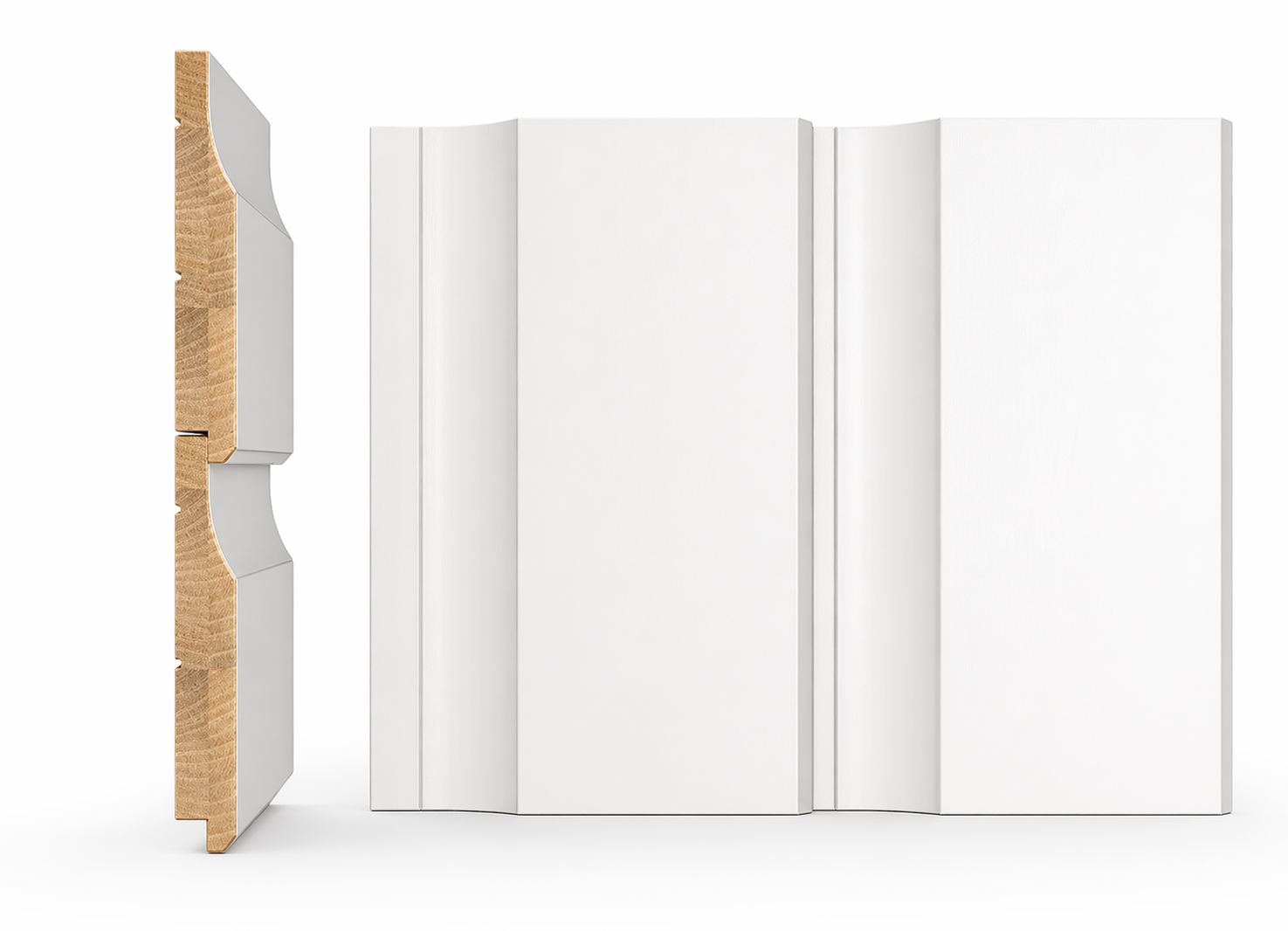 Chamfer 140x18 (130mm cover) scallop face